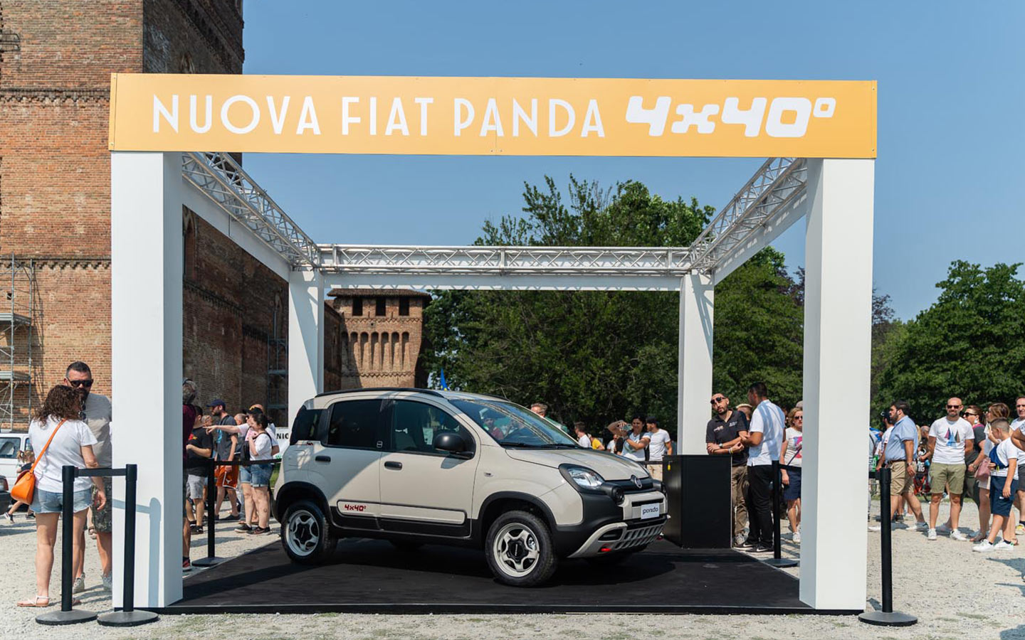 Fiat Panda 4×40° in mostra a Pandino